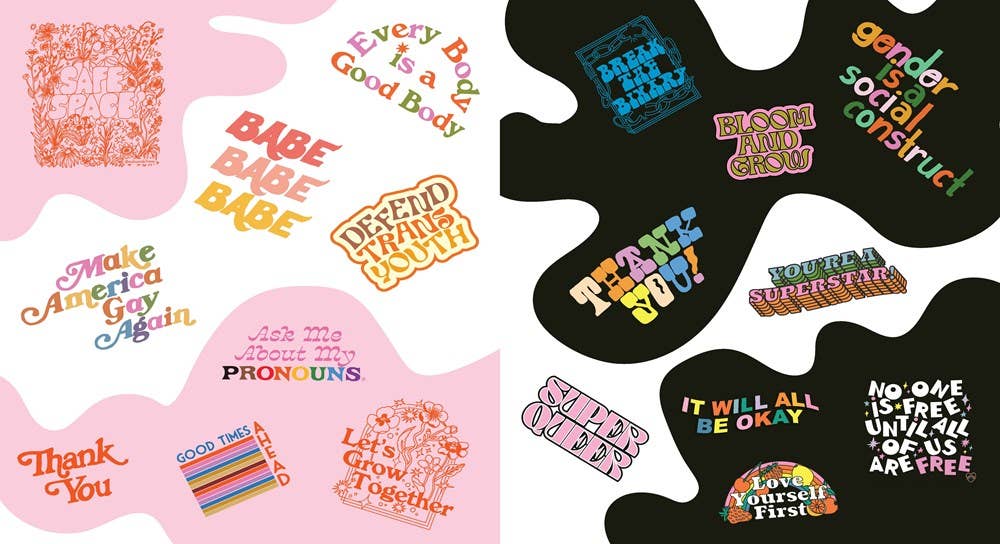 The Big Book of Queer Stickers : Includes 1,000+ Stickers!