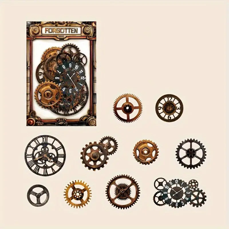 Vintage Die Cut Clocks