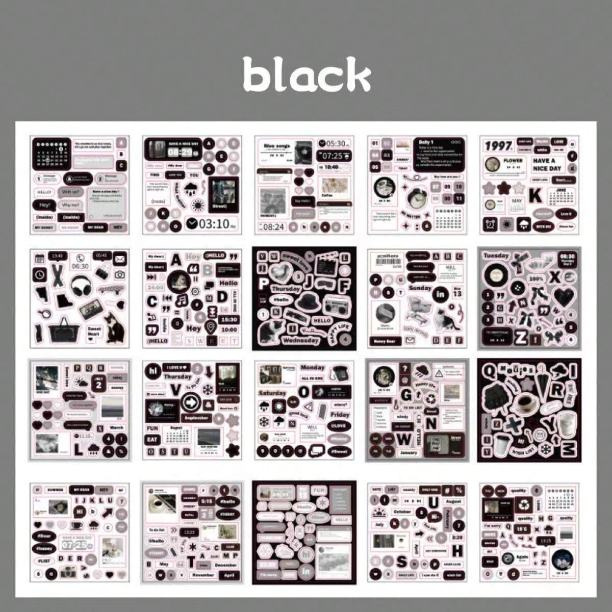 Collage Freedom Sticker Book