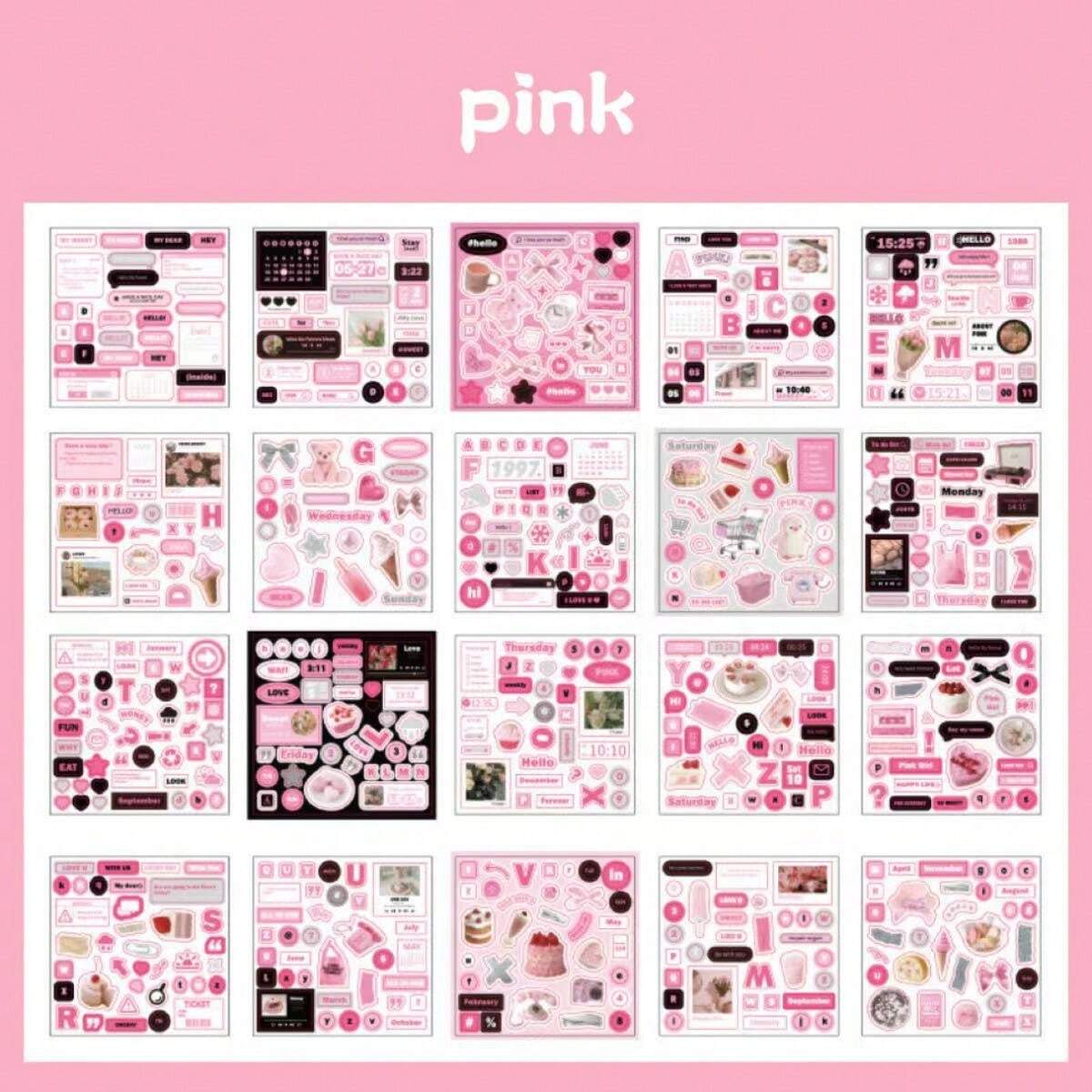 Collage Freedom Sticker Book