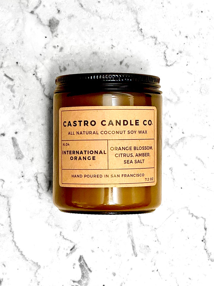 Castro Candle Co. International Orange Candle