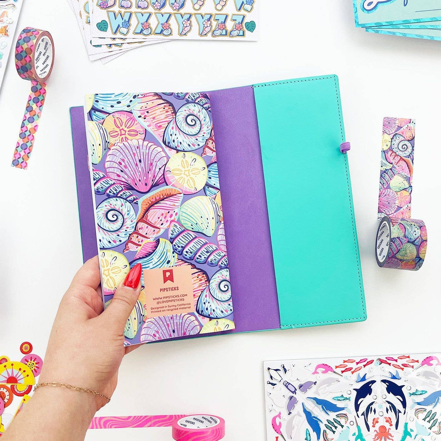 Succulent Splendor Traveler Notebook Cover