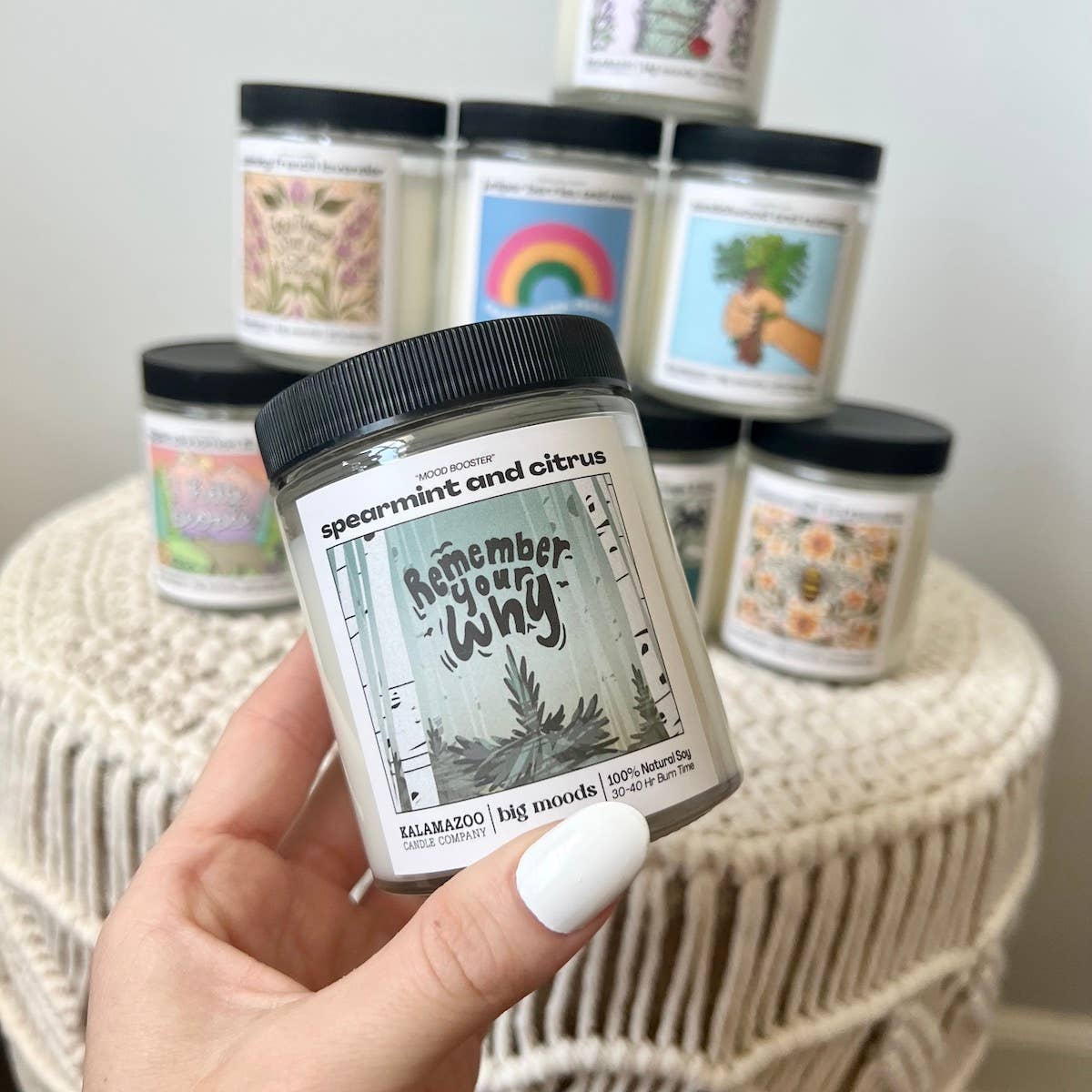 "Remember Your Why" Spearmint & Citrus - Luxury Soy Candle