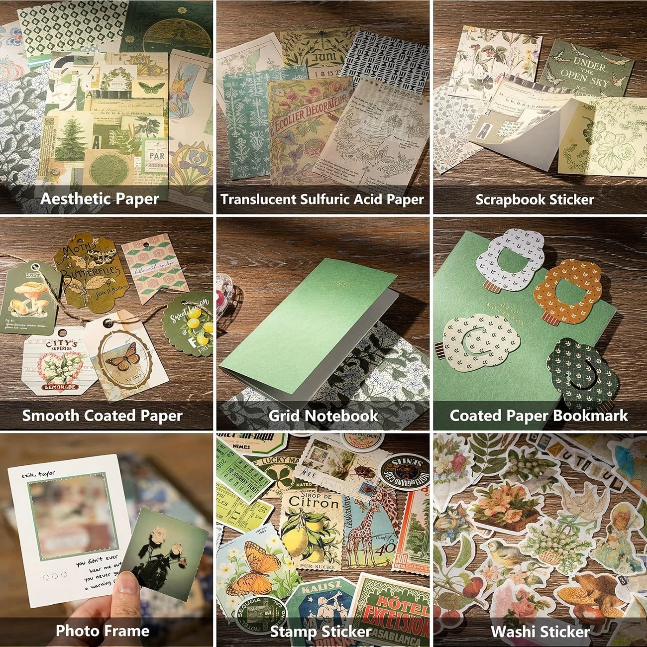 Vintage Scrapbook/Junk Journal Starter Kit