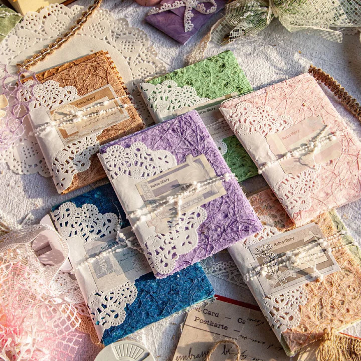 Retro Story Various Textured Paper Bundle