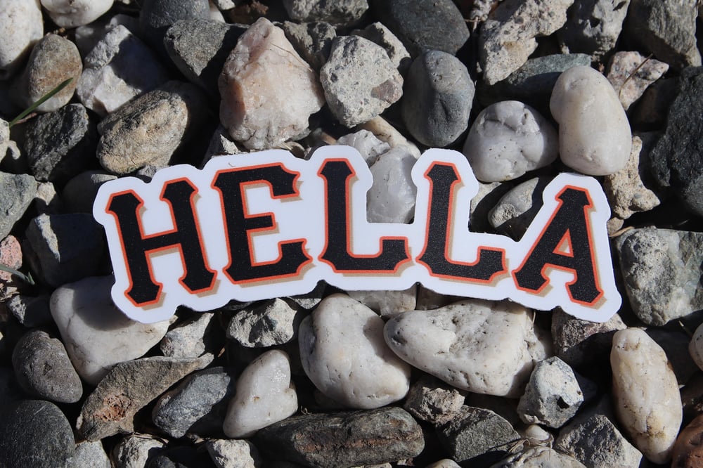 SF Giants HELLA Sticker
