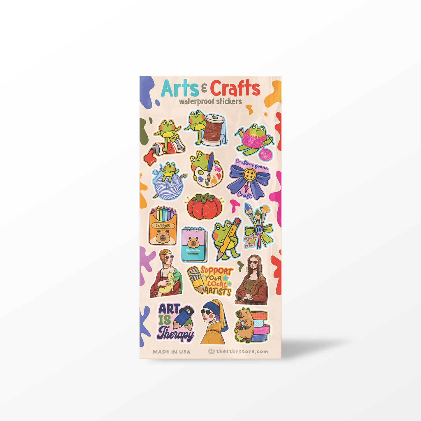 Arts & Crafts Sticker Sheets (S77)