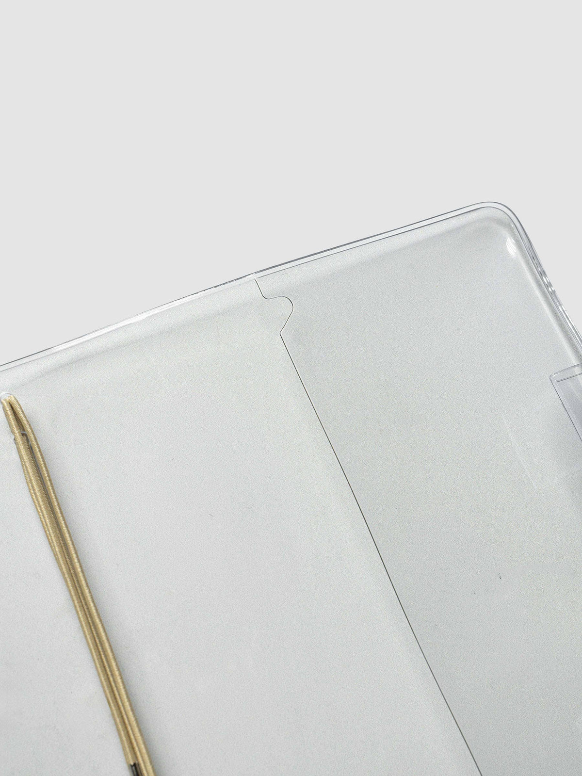 Clear Vinyl Travel Notebook Cover | A5 Slim | Cloth&Paper