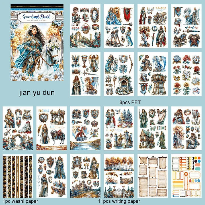 Sword and Shield: The Knights of Glory Sticker Book