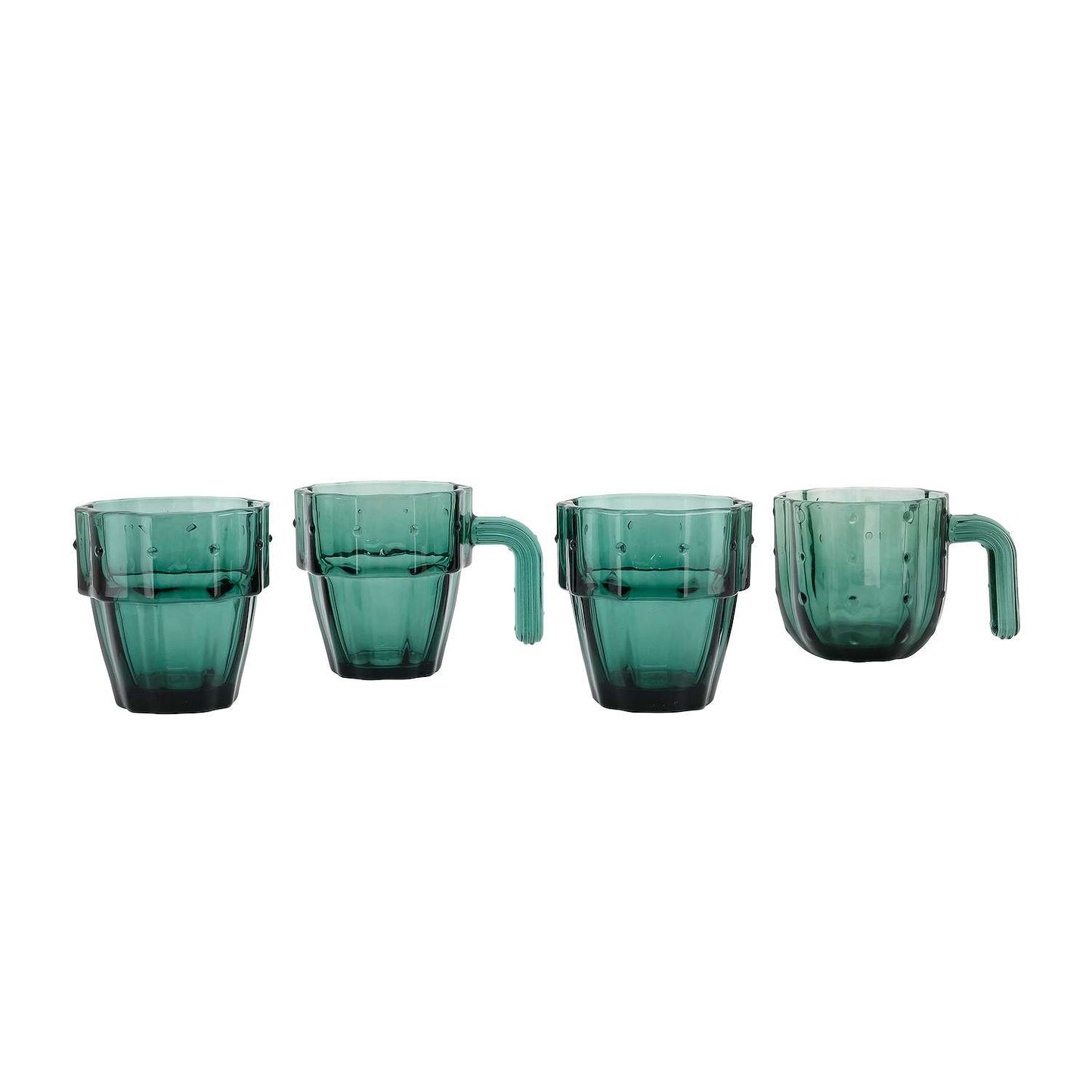 Cactus Glass Stacking Cup Set