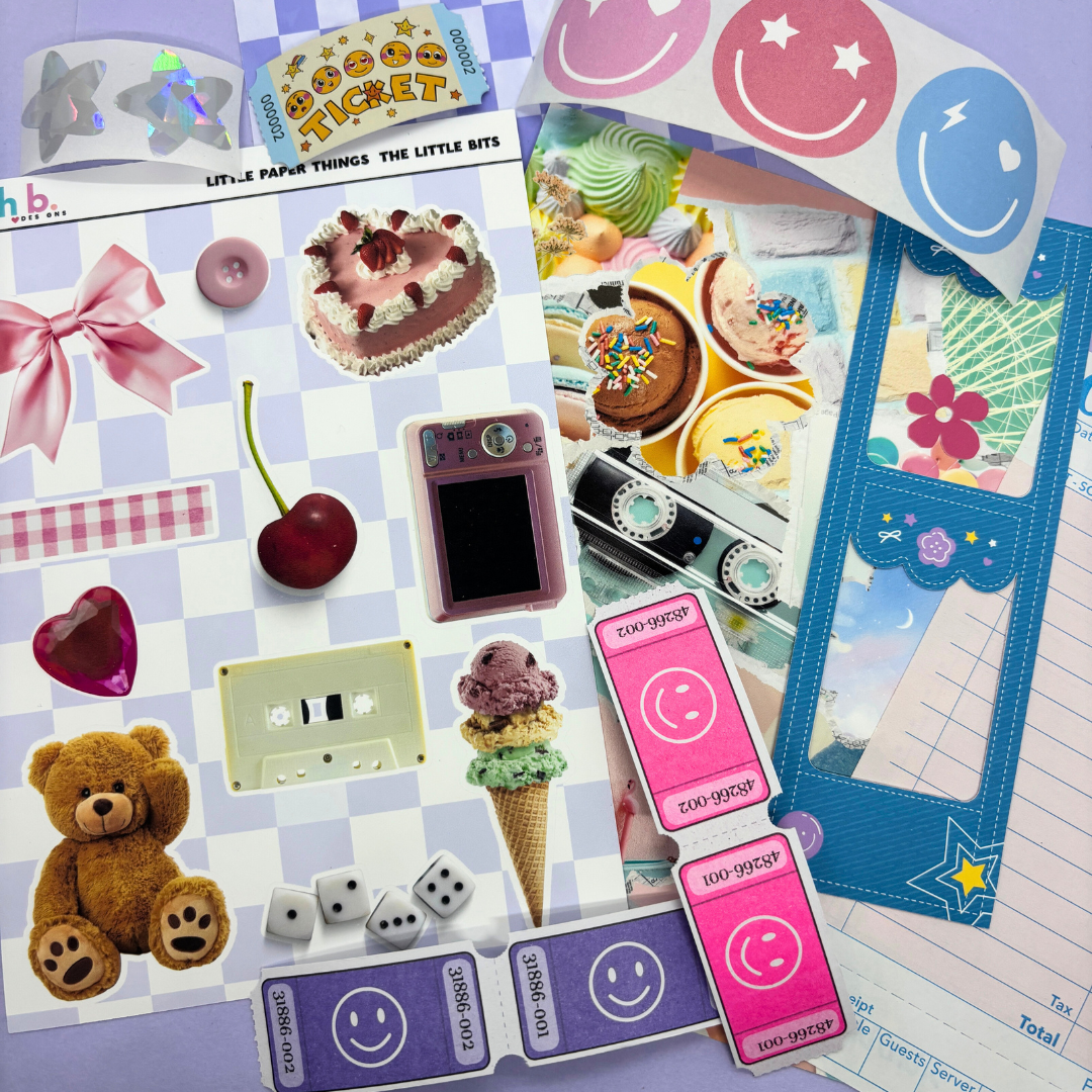 Little Paper Things| The Little Bits| Junk Journal Packet