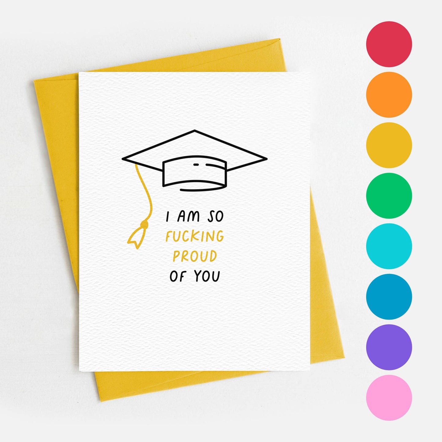 Funny Graduation Card, Proud of You, Card for grads 2022