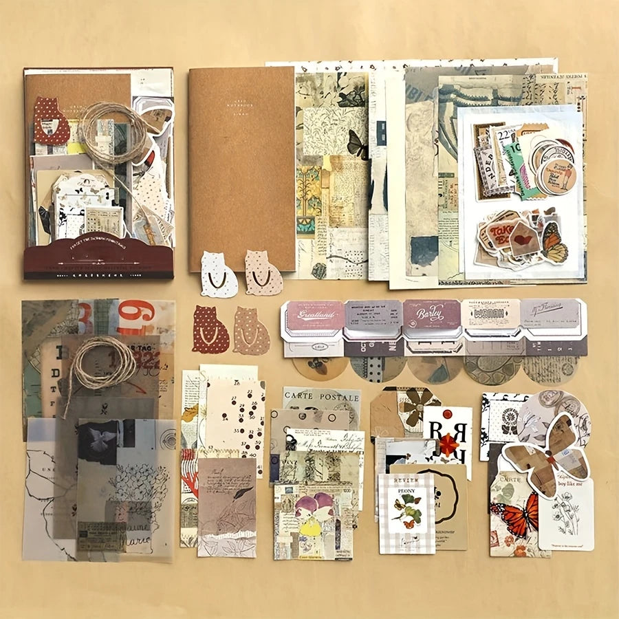 Vintage Scrapbook/Junk Journal Starter Kit