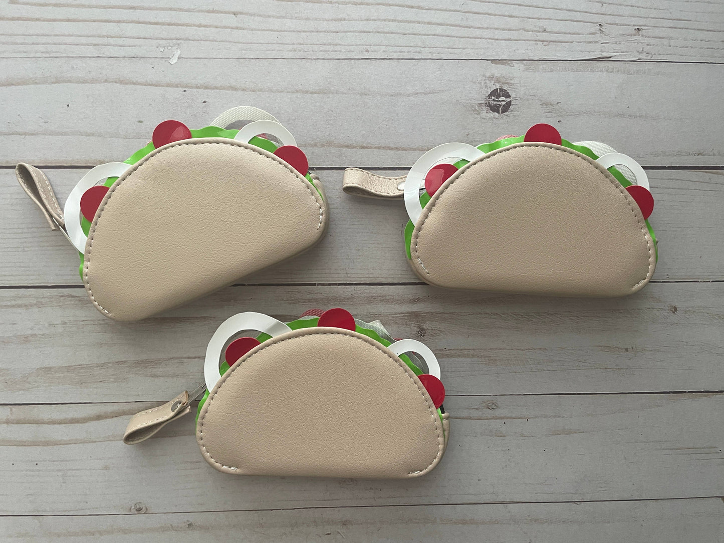 Taco Kawaii Faux Leather Coin Purse