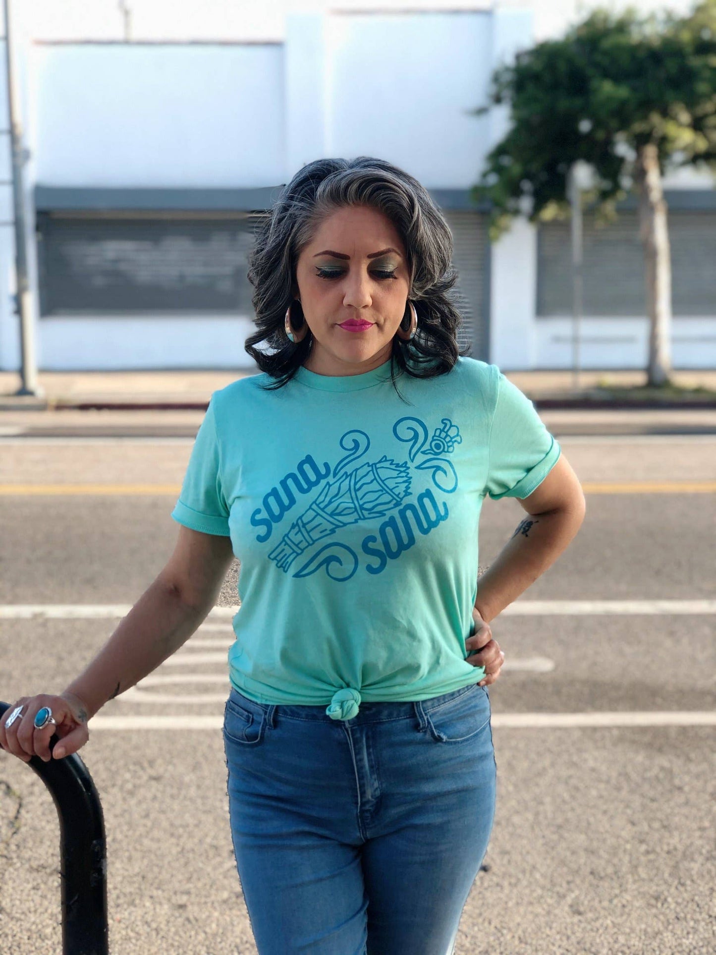 Unisex Minty Sana Sana Tee