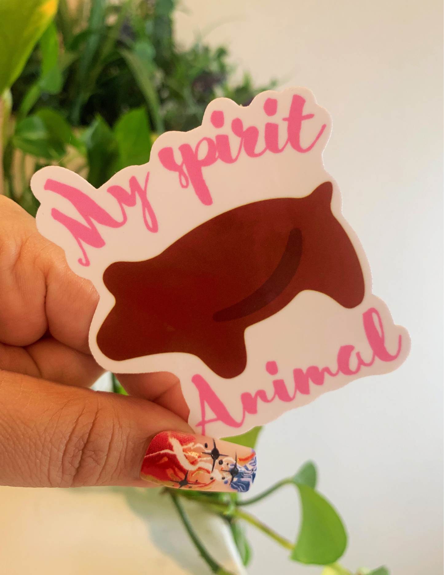 My spirit animal latina sticker