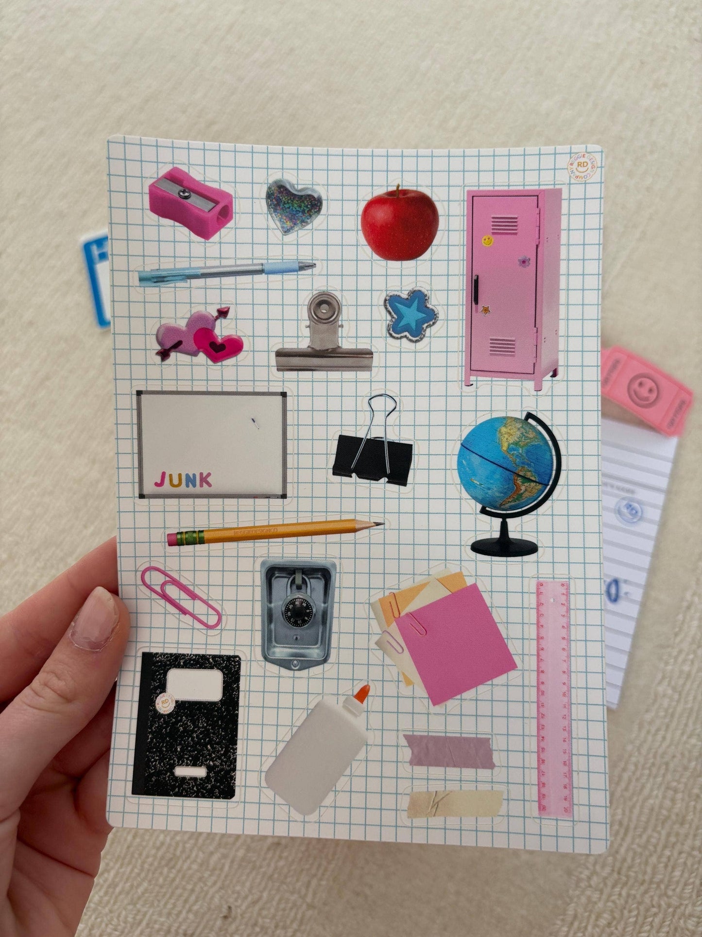 Back to School Junk Journal Scrap