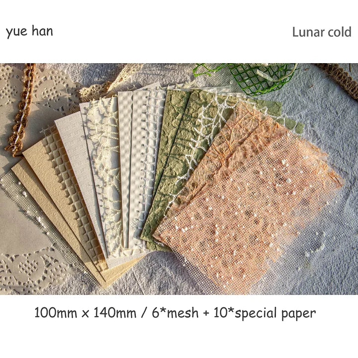 Retro Story Various Textured Paper Bundle