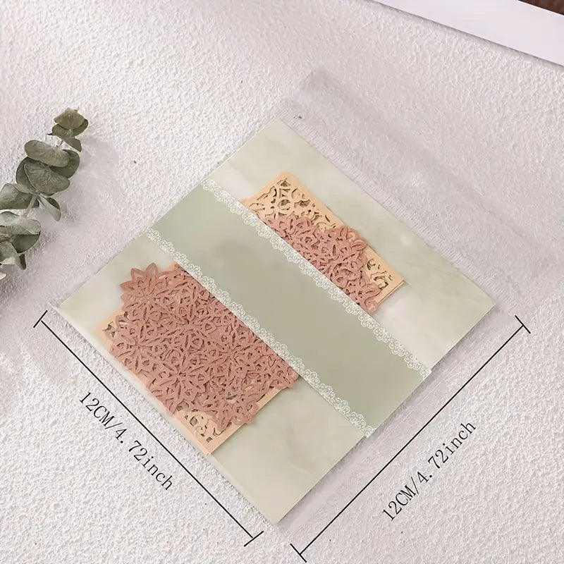 Delicate Die Cut Material Papers