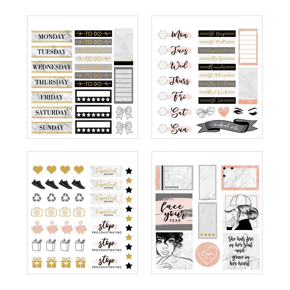 Glamorous Girls Mini Sticker Book