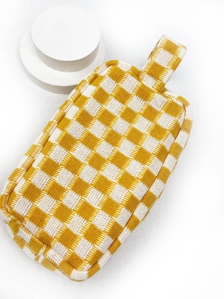Checkered Pencil Pouch