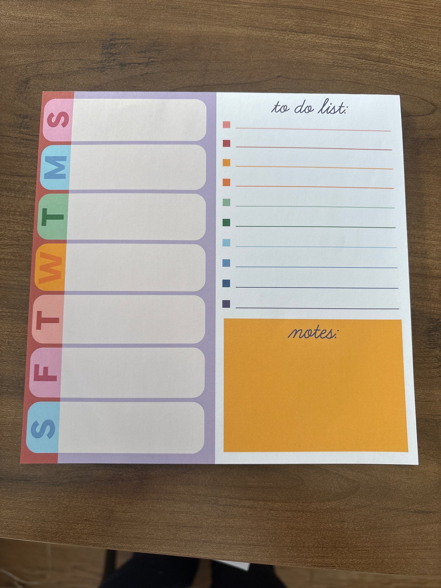 To-Do List Weekly Notepad