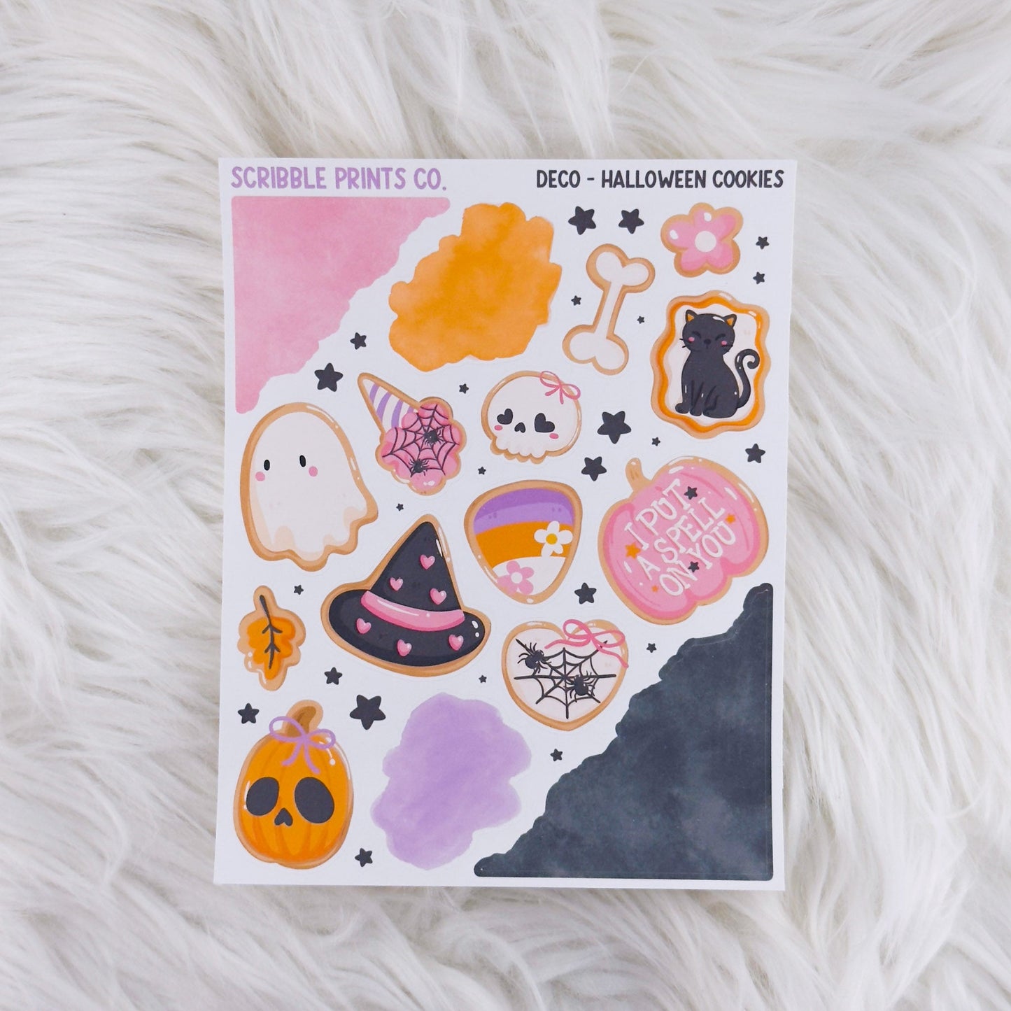 Scribble Prints Sticker Sheet