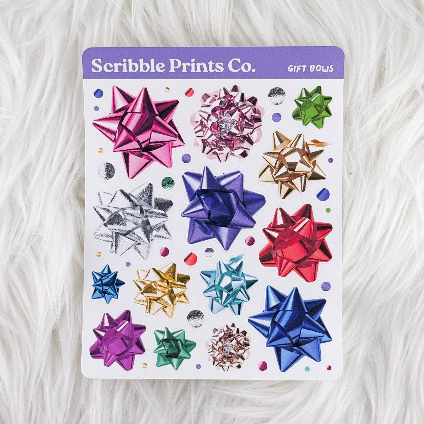 Scribble Prints Sticker Sheet