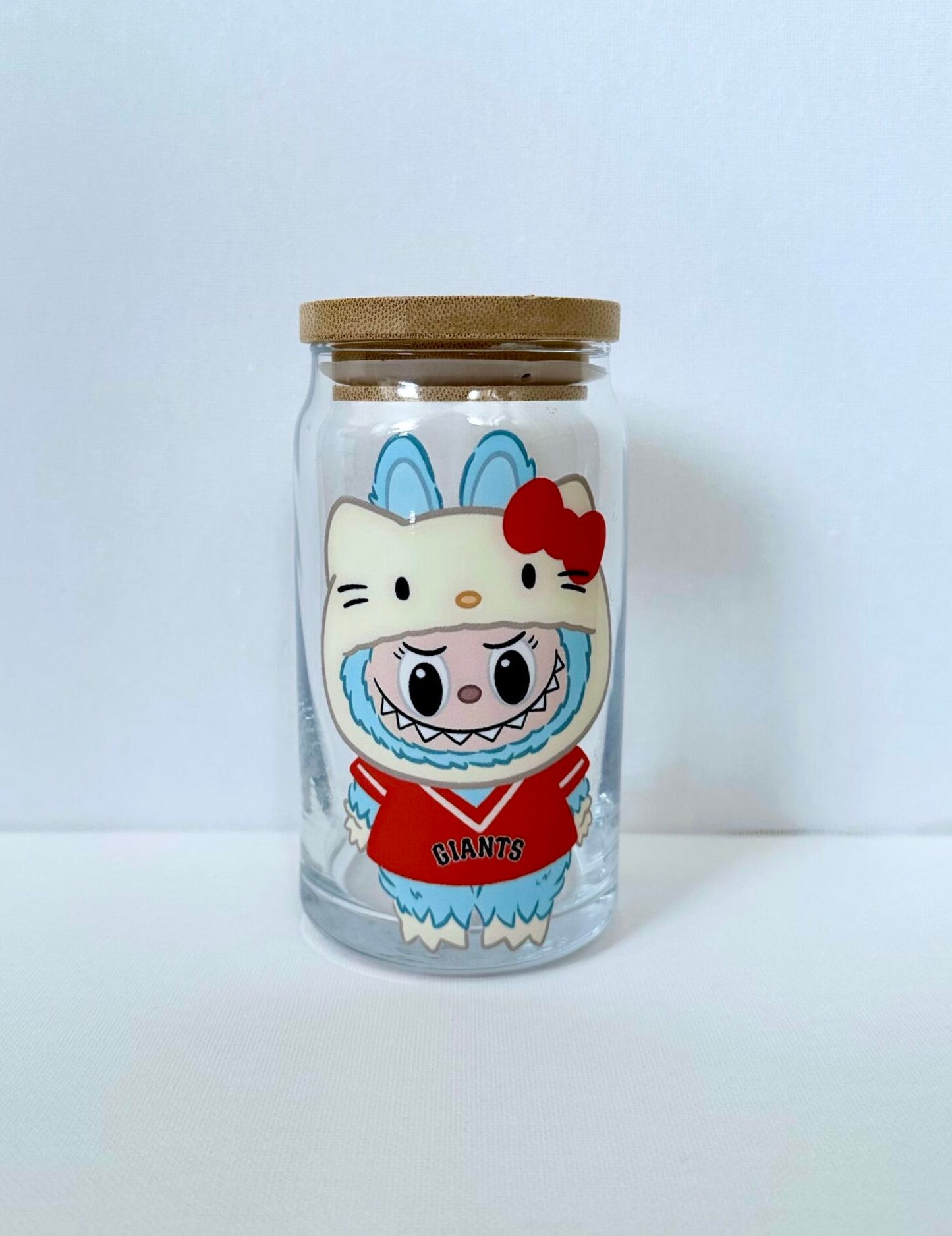 Bubu Kitty San Francisco Giants Glass Tumbler 16oz.