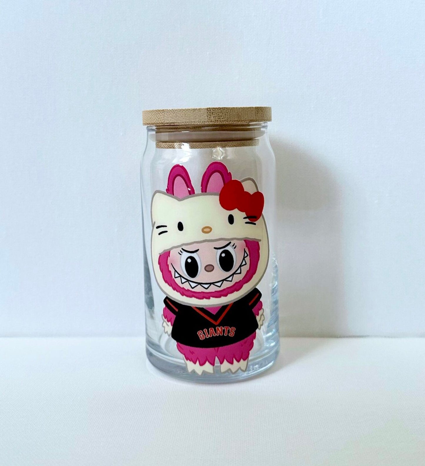 Bubu Kitty San Francisco Giants Glass Tumbler 16oz.