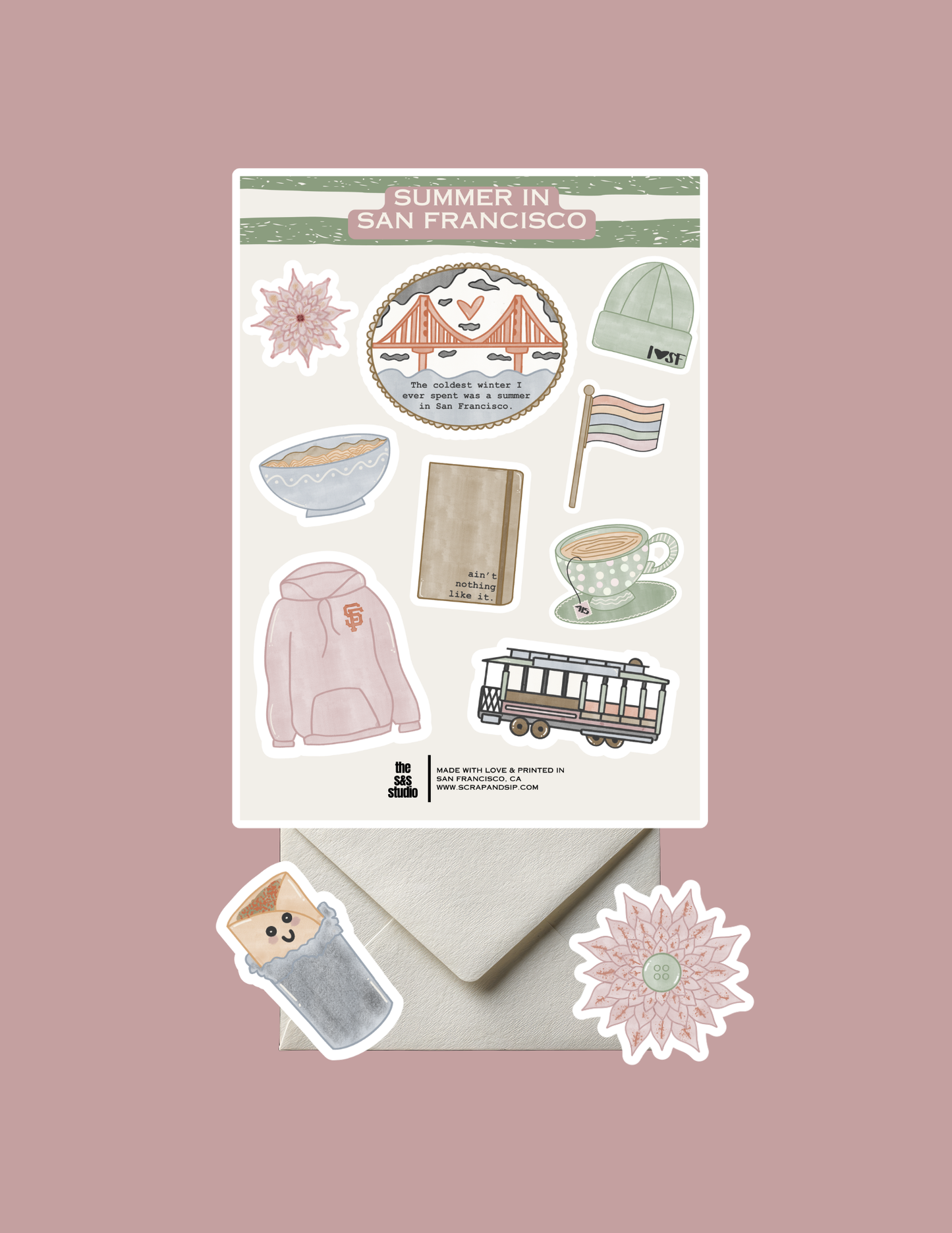 Scrap&Sip Mail Club | The Sticker Queen