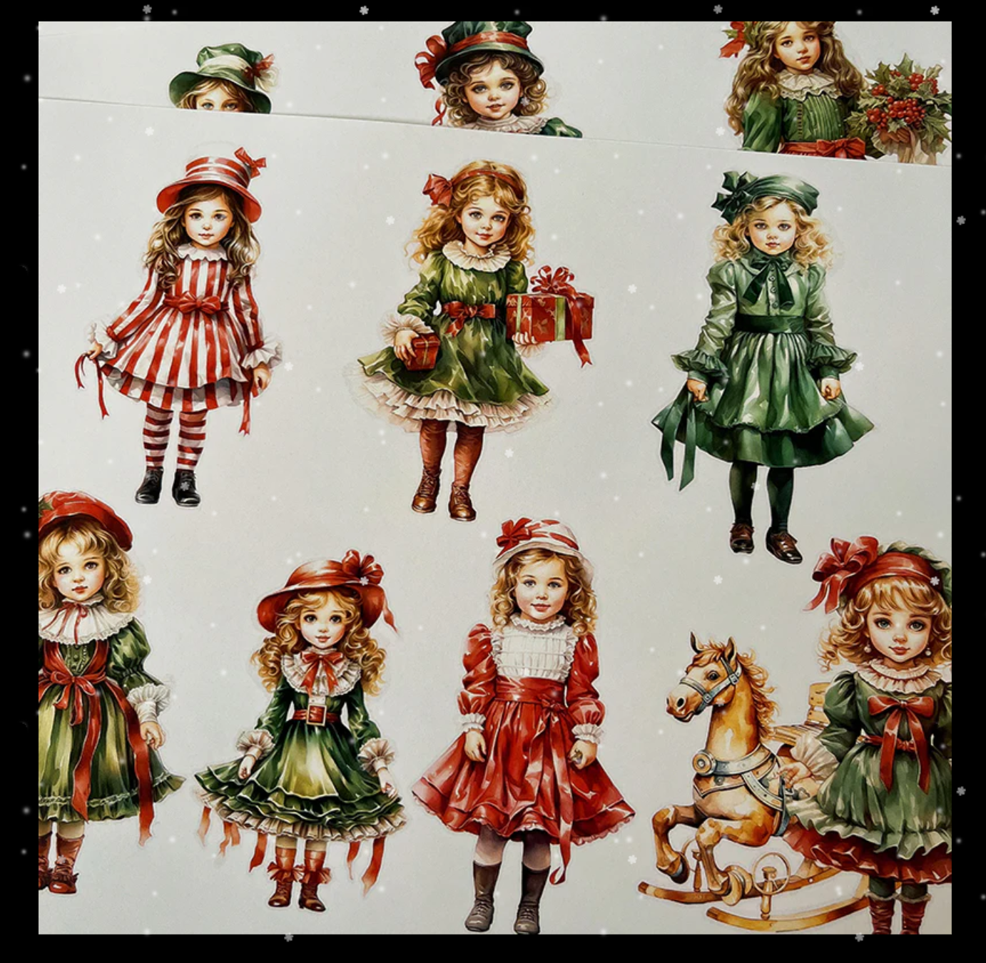Christmas Children Background Paper
