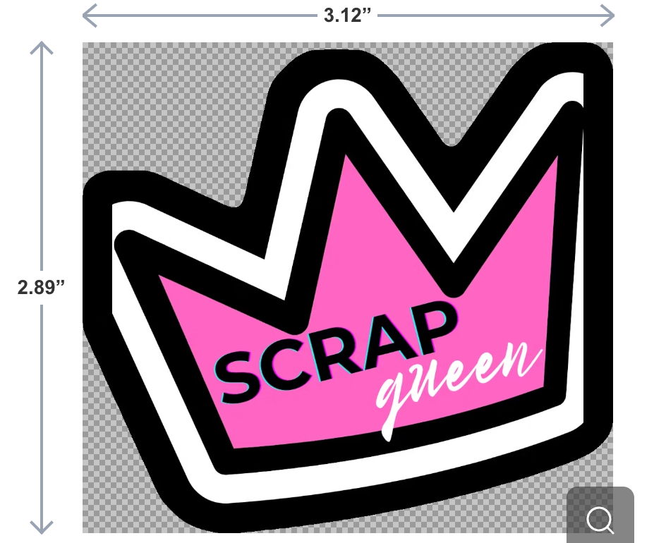 Scrap Queen Sticker