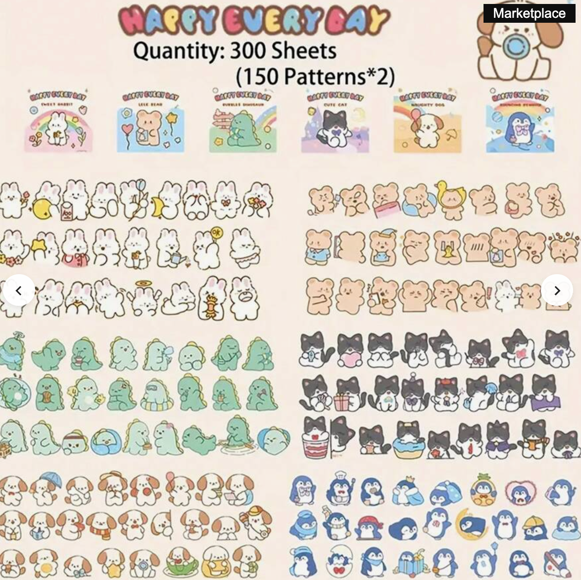Happy Everyday Sticker Collection