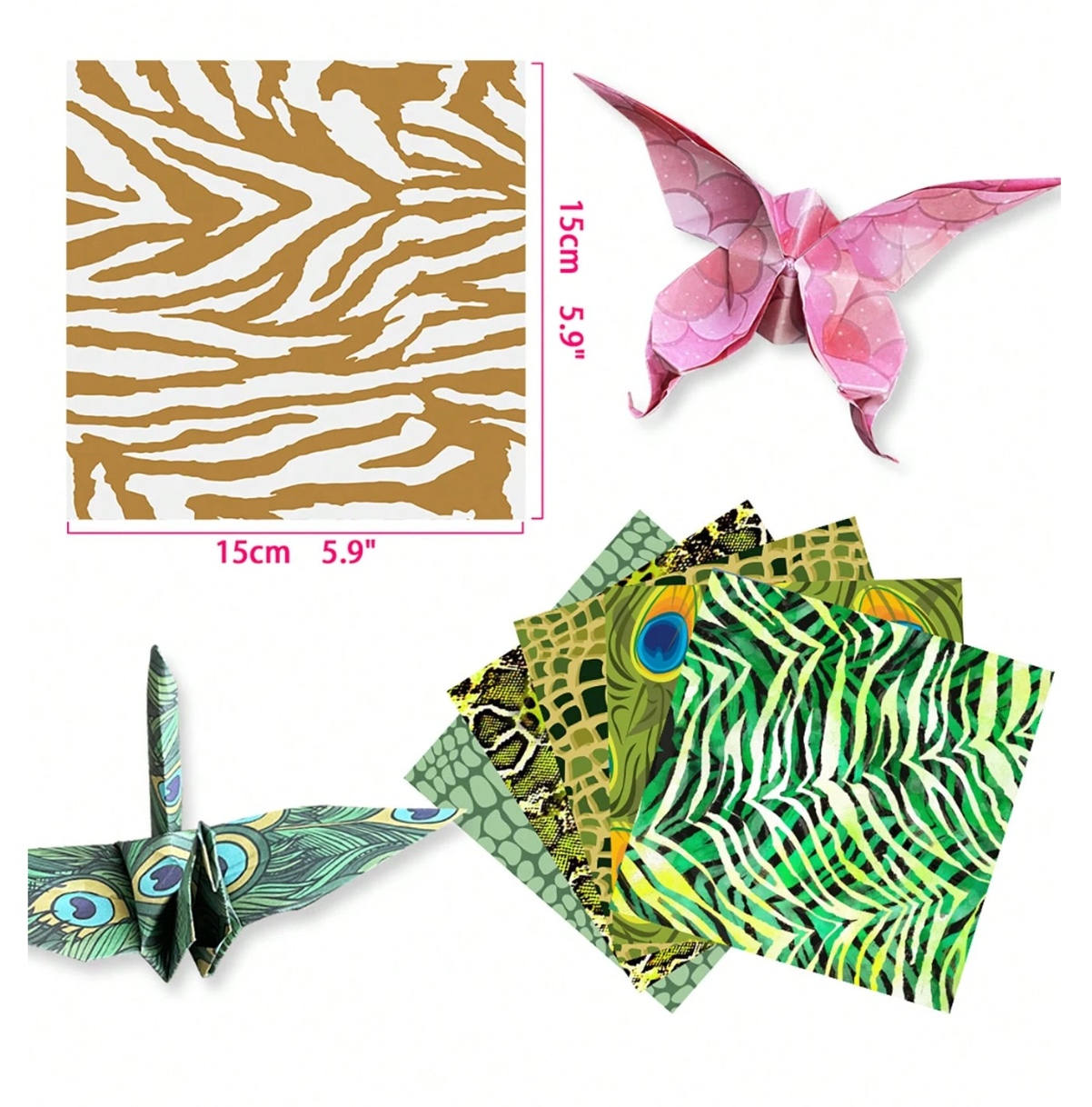 Origami Paper Pack | Animal Print