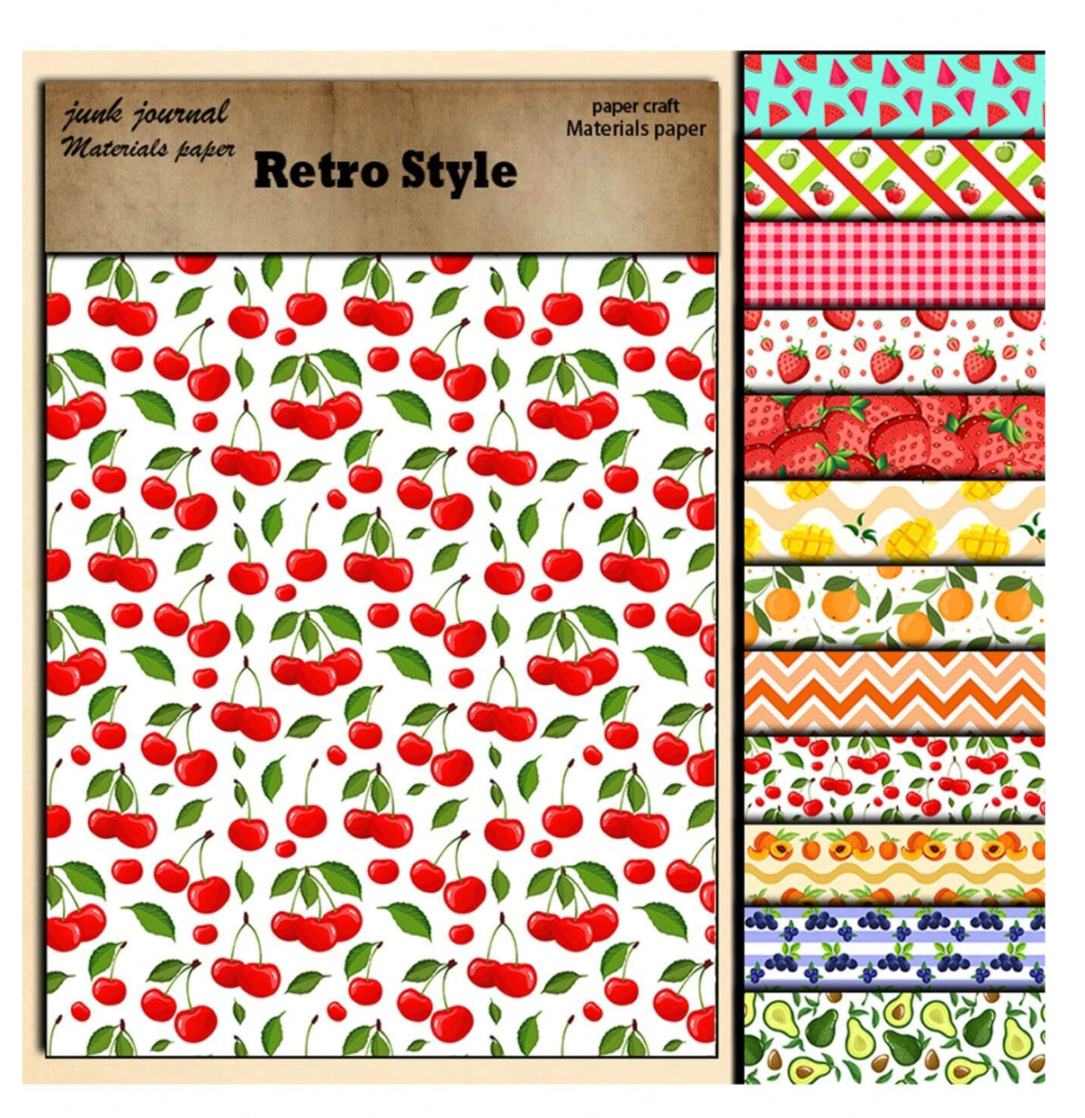 Fruit Journaling Paper
