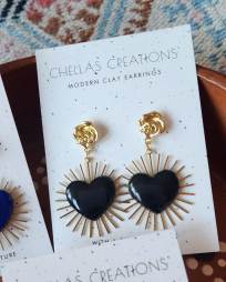 Sacred Heart Earrings | Chellas Creations