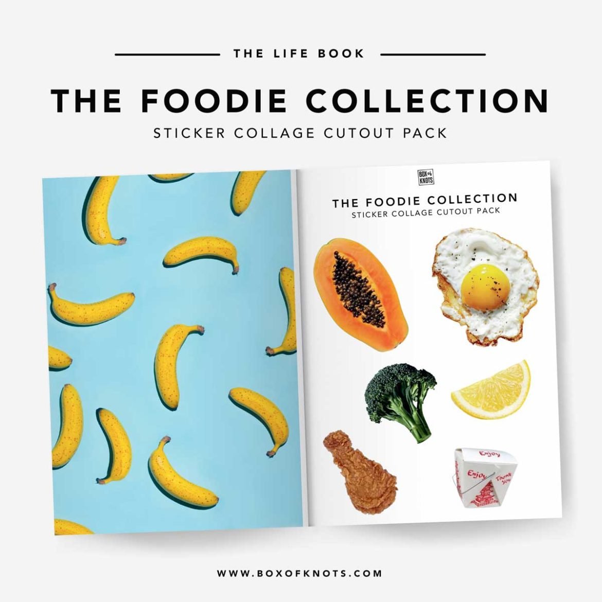 Box of Knots Sticker Kit - The Foodie Collection
