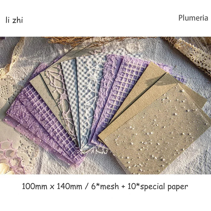 Retro Story Various Textured Paper Bundle