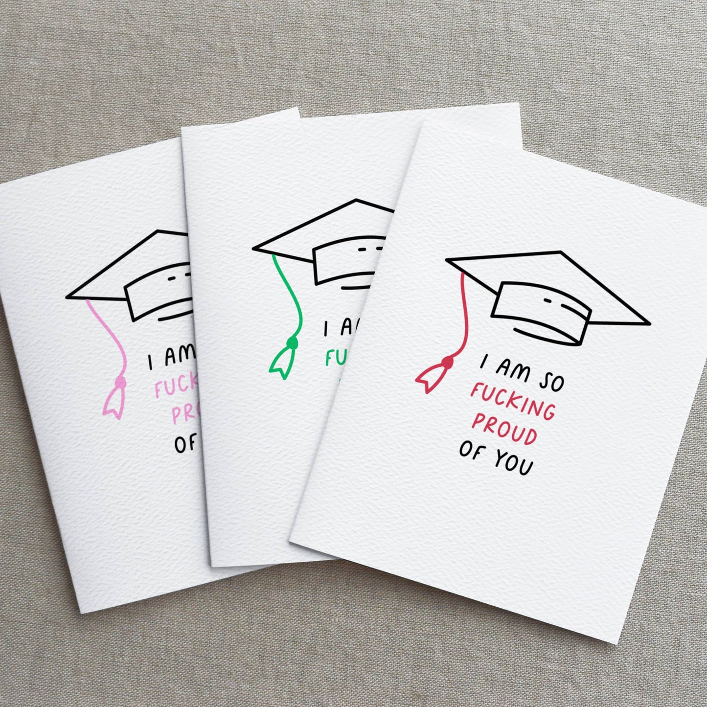 Funny Graduation Card, Proud of You, Card for grads 2022