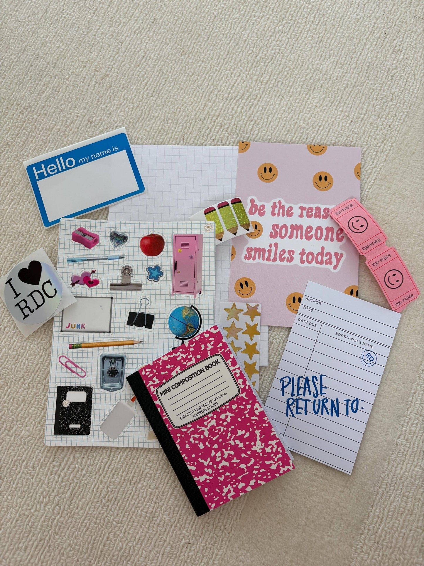 Back to School Junk Journal Scrap