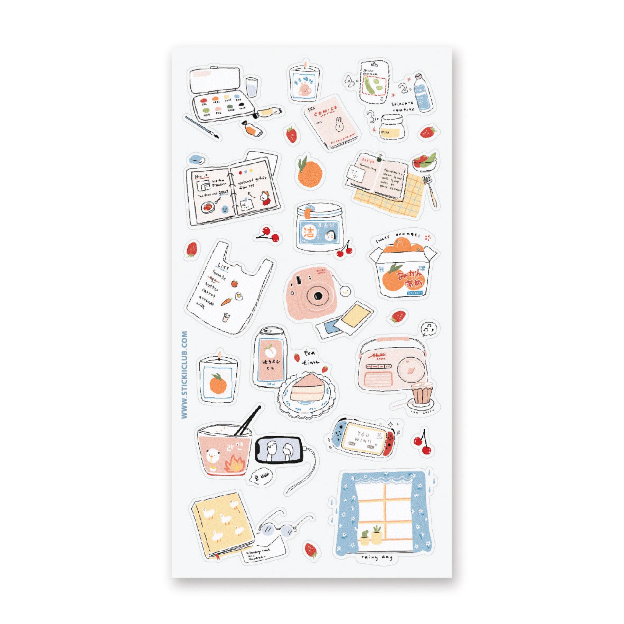 My Favorite Things Sticker Sheet β Scrap&Sip