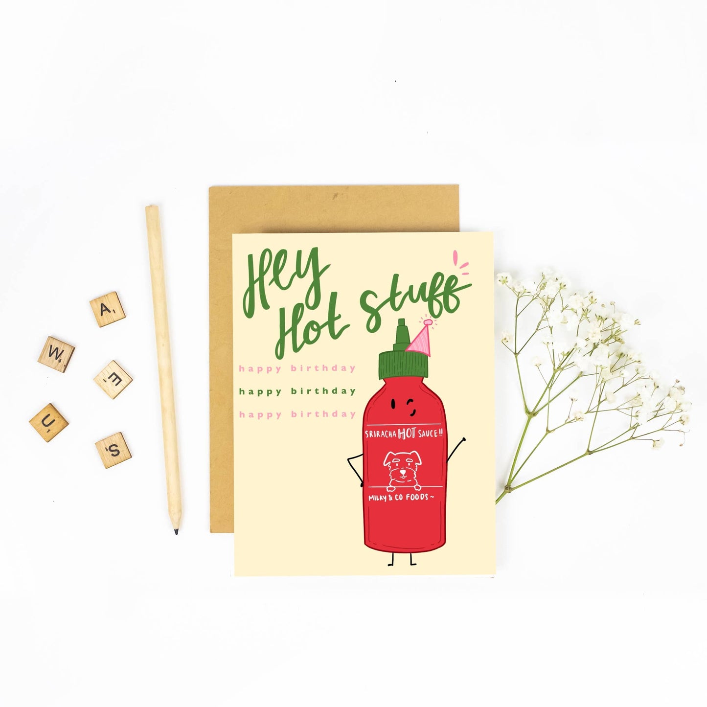 Hey Hot Stuff, Happy Birthday - Birthday Card