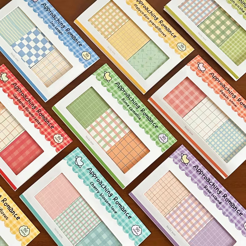 Approaching Romance | Cute Pastel Sticky Notes