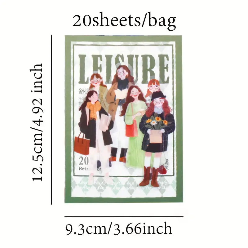Lady of Leisure Stickers