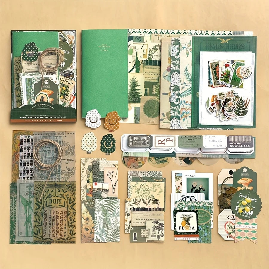 Vintage Scrapbook/Junk Journal Starter Kit