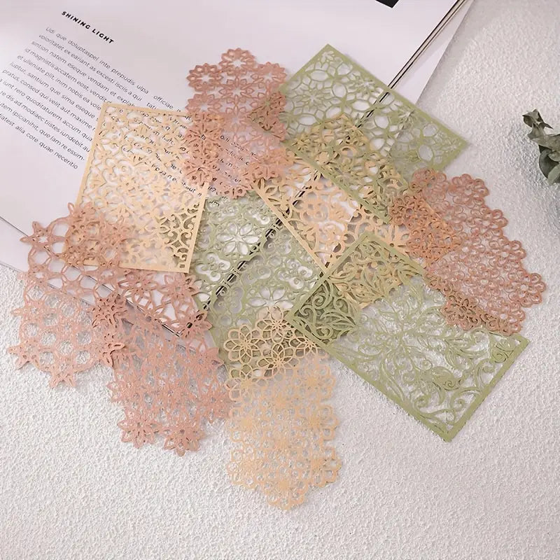 Delicate Die Cut Material Papers