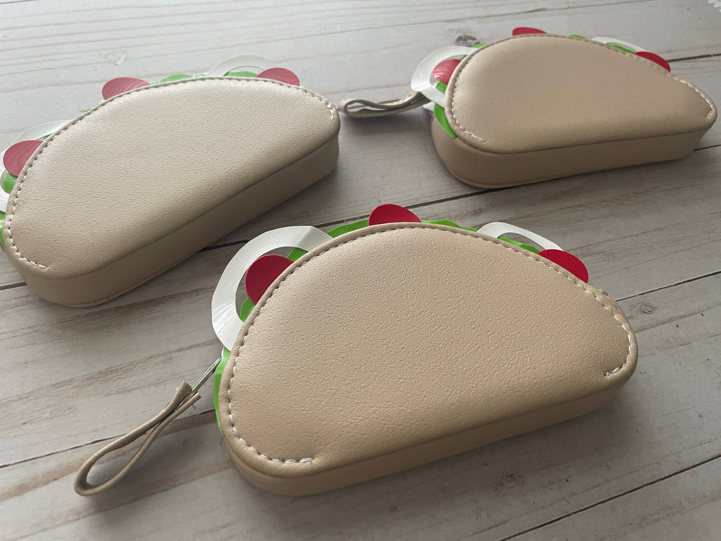 Taco Kawaii Faux Leather Coin Purse
