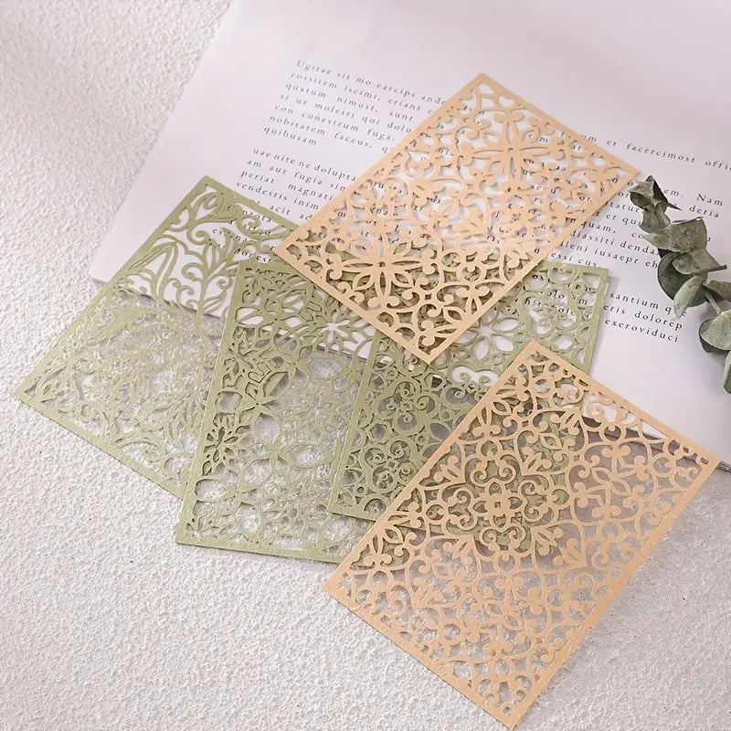 Delicate Die Cut Material Papers