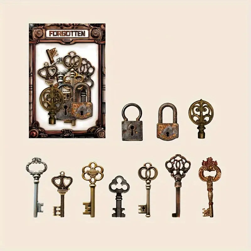 Vintage Die Cut Keys